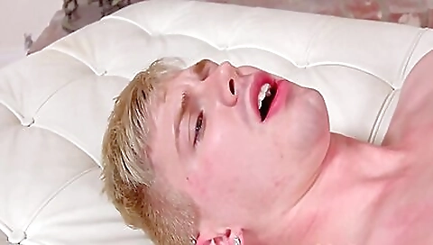 Amateur blonde with beautiful tits riding her boyfriend