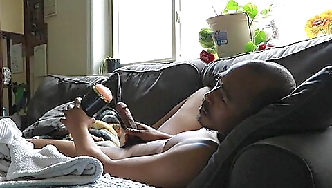 Amateur female toy sex with black sex toy and cock