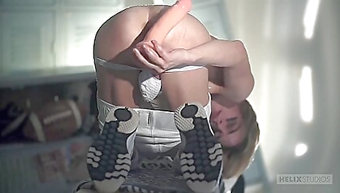 Kyles jockstrap blonde pornstars with a nice body and a sexy mouth