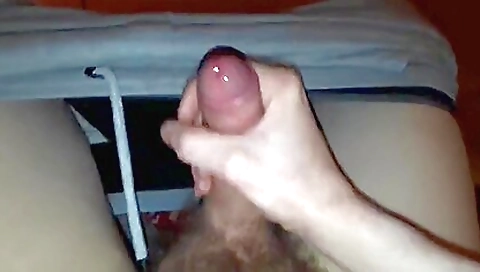 Big ass skinny teen gives a cumshot in pov closeup video