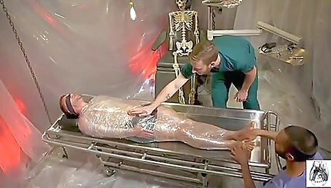 A medical exam with a very unusual medical procedure