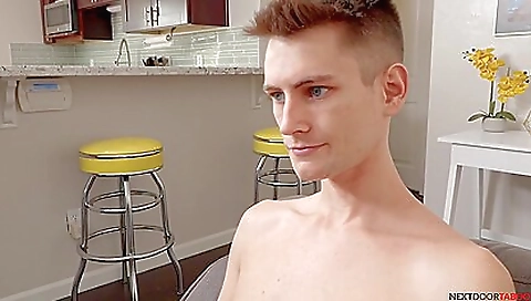 Brunette milf with round ass is having a good time with his stepbro