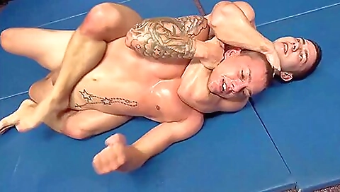 Tattooed couple sharing an exciting affair with some love