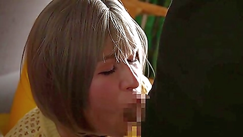 Beautiful asian brunette otokonoko azusa hot and busty