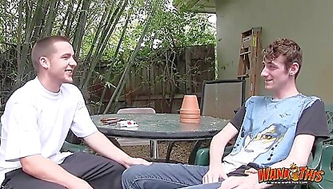 Two brunette pornstars enjoy an outdoor deepthroating sex