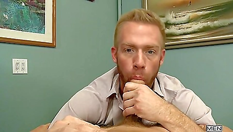 Redheaded teacher cumshots in front of the camera 3