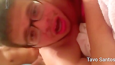 Thick teen 18+ get her boyfriend's big dildo in and out
